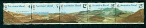 R2-0172 ASCENSION ISLAND 234b  MH STRIP-5  LANDSCAPES   BIN $1.50