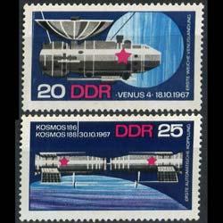 DDR 1968 - Scott# 985-6 Russian Space Set of 2 NH