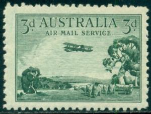 Australia Scott #C1 MNH Airplane Over Bush Lands CV$14+