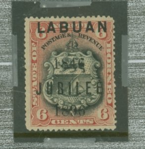 Labuan #70v Unused Single