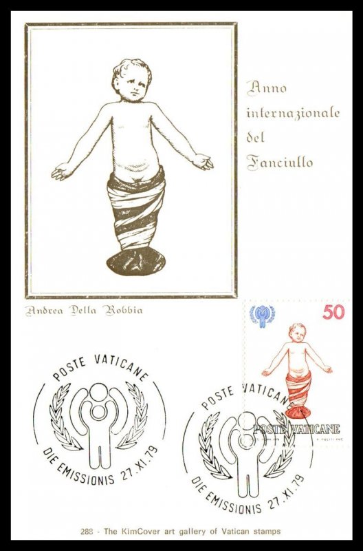 Vatican City 664-667 Set of Four Maxi Cards U/A FDC