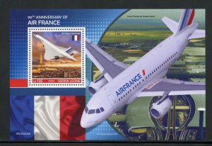 SIERRA LEONE 2023 90th ANNIVERSARY OF AIR FRANCE S/SHEET MINT NEVER HINGED