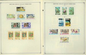 British Indian Ocean Terr. all Mint Hinged on Scott International Pages to 1999