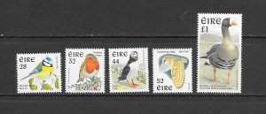 BIRDS -IRELAND #1036-40  MNH