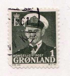 Greenland stamp #28, used