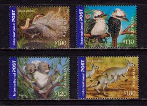 AUSTRALIA Sc#2386-2389 MNH FVF Set4 Koala,Kangaroo,Lyrebird