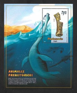 Peru 2022 , Plesiosaur Fossil , SS , MNH