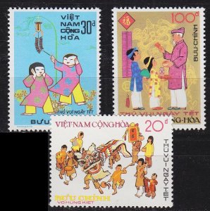 VIETNAM SÜD SOUTH [1975] MiNr 0584-86 ( **/mnh )