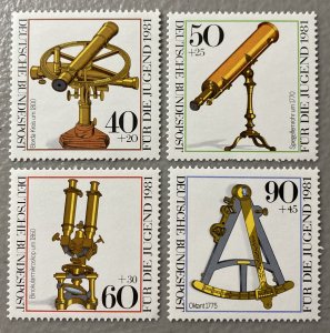 Germany  1981 #b583-6, Optical Instruments, MNH.