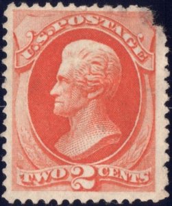 1879 unused 2c vermillion Andrew Jackson SC183