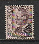 1951 Australia - Sc 232 - used VF - single - George VI