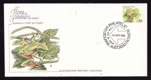 Flora & Fauna of the World #60d- idAB-stamp on FDC-Blue Mountains Tree Frog-