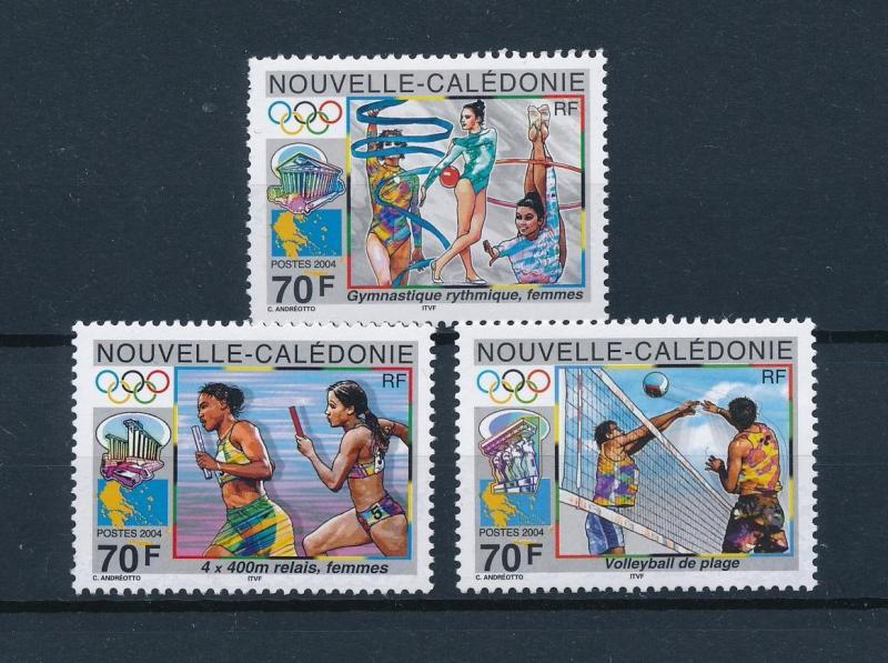 [56351] New Caledonia 2004 Olympic games Athens Gymnastics Volleyball MNH