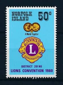 [117102] Norfolk Island 1980 Lions Club convention  MNH