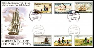 Norfolk Island 277-279 Joint Issue U/A FDC