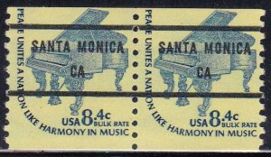 Precancel - Santa Monica, CA PSS 1615C-81 MNH Coil Pair