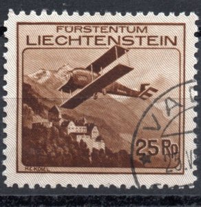 [AC] Liechtenstein 1930 Scott #C3 *USED* VF