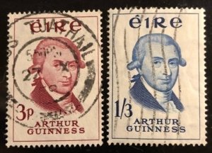 Ireland Scott# 171-172 Used F/VF set Cat. $9.50