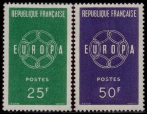 France 1959 SC# 929-30 MNH E90