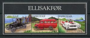 Faroes Faroe Islands 2011 MNH Vintage Cars Ford Morris 3v M/S Motoring Stamps