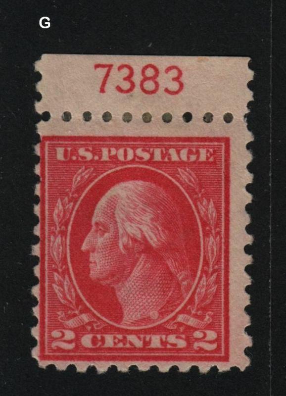 1914 Sc 425 MHR plate number single, Hebert CV $9