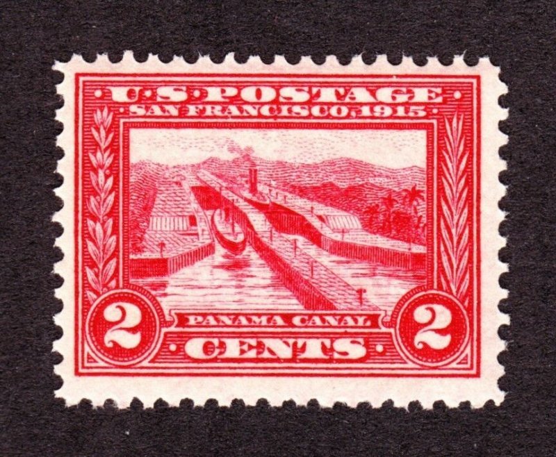 US 398 2c Panama-Pacific Exposition Mint VF OG NH SCV $40 (007)