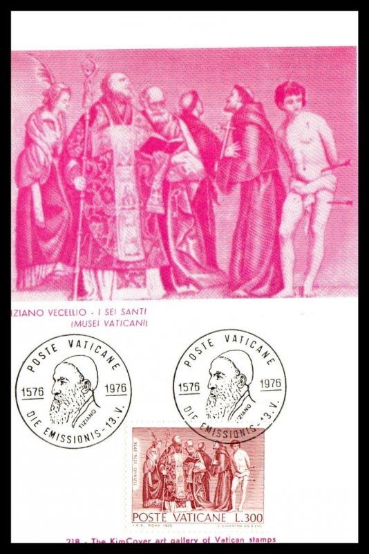 Vatican City 590-591 Set of Two Maxi Cards U/A FDC