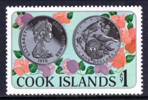 Cook Islands 502 Coins on Stamps MNH VF