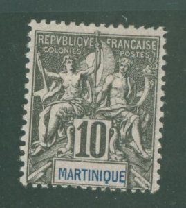 Martinique #38 Unused Single