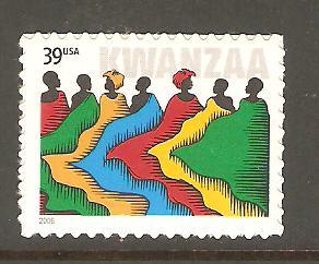 #4119 Kwanzaa  single Mint NH