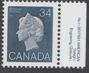 Canada - #926 Queen Elizabeth II - MNH