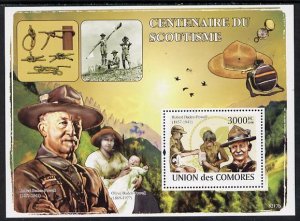 COMORO IS - 2008 - Scouting Centenary - Perf Min Sheet - MNH - Private Issue