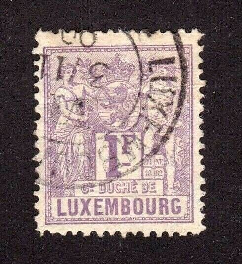 Luxembourg stamp #58, used,  CV $24.00