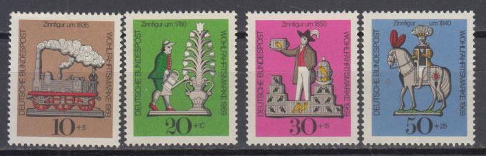 Germany - 1969 Tin Toys Sc# B450/B453 - MNH  (7540)