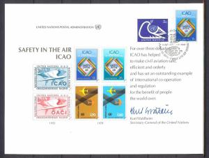 1978 - UNO - SAFETY IN THE AIR ICAO - OFFICIAL FDC