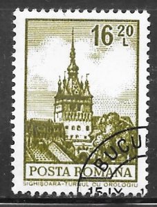 Romania 2371: 16.20L Sighisoara - The Clock Tower, CTO, F-VF