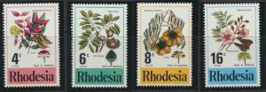 Rhodesia   SG 533 - 536  SC# 371 - 374  MNH Trees see details 