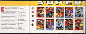 CANADA SUPERMAN COMPLETE BOOKLET OF TEN 45c STAMPS  MINT NH 