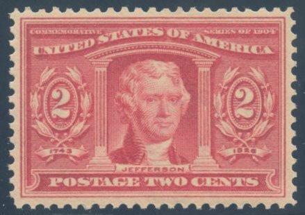 US Scott #324 Mint, VF/XF, NH, PFC (Graded 85)