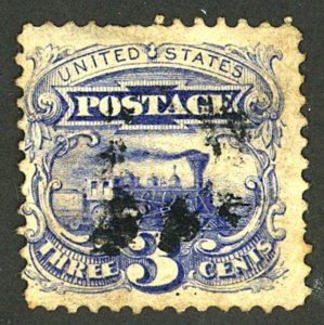 U.S. #114 USED CREASE