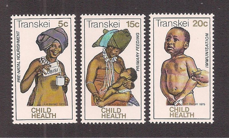 SOUTH AFRICA - TRANSKEI SC# 66-68   FVF /MNH  1979