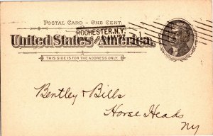 United States, New Jersey, United States Government Postal Cards, Machine Cancel