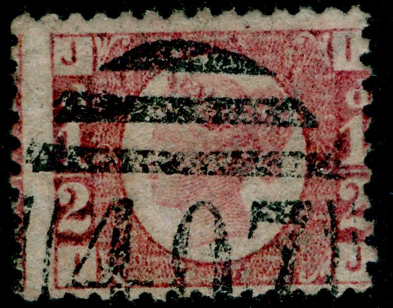 SG48, ½d rose-red PLATE 20, USED. Cat £80. IJ