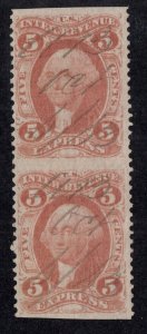 U.S. - R25b - Pair - Fine/Very Fine - Used (catalog value 100.00)