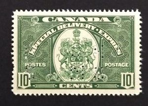 Canada O9-E7 Perfin VF MNH