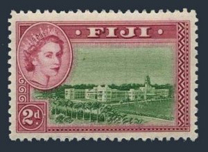Fiji 150, MNH. Michel 127. Queen Elizabeth II. Government Building, 1954.