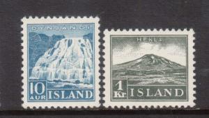 Iceland #193 - #194 VF/NH Set