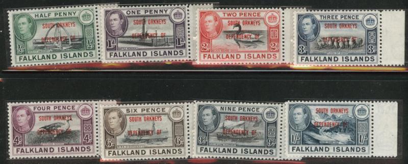 Falklands South Orkneys Scott 4L1-8 MNH** 1944 set CV $30