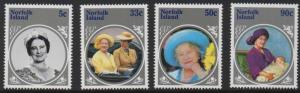 Norfolk Is. Queen Mother 85th Birthday MNH. SC 364-367.