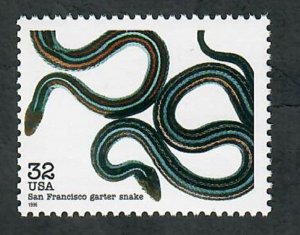 3105k Endangered Species: Garter Snake MNH single